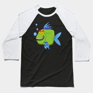 Freaky Fish Baseball T-Shirt